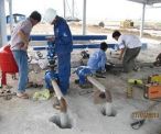 Cẩn thận với ống máy bơm nước Cẩn thận với ống máy bơm nước