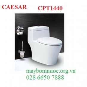 Bàn cầu hai khối thoát ngang CAESAR CPT1440