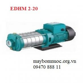 Máy bơm nước đẩy cao trục ngang đầu inox EDHM 2-20